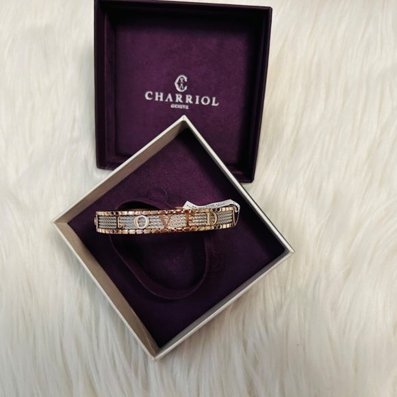 Charriol Bangle Loved Forever Rose gold - Picture 2 of 5